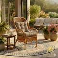Outdoor High Back Rattan Armchair
