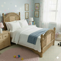 Full Size Premium Rattan "Pineapple" Bed