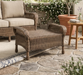 Wicker Indoor/Outdoor Ottoman
