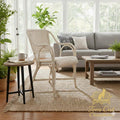 White High Back Armchair